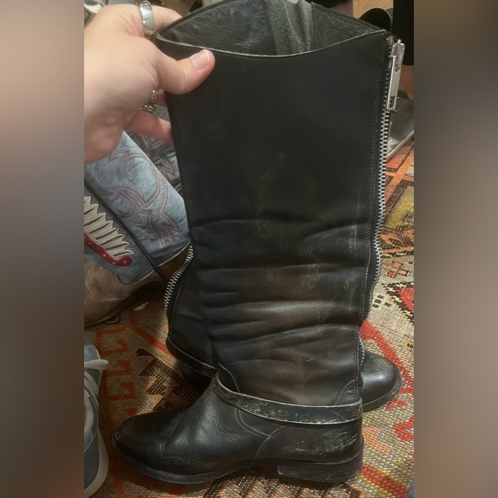 Golden goose black Riding Boots